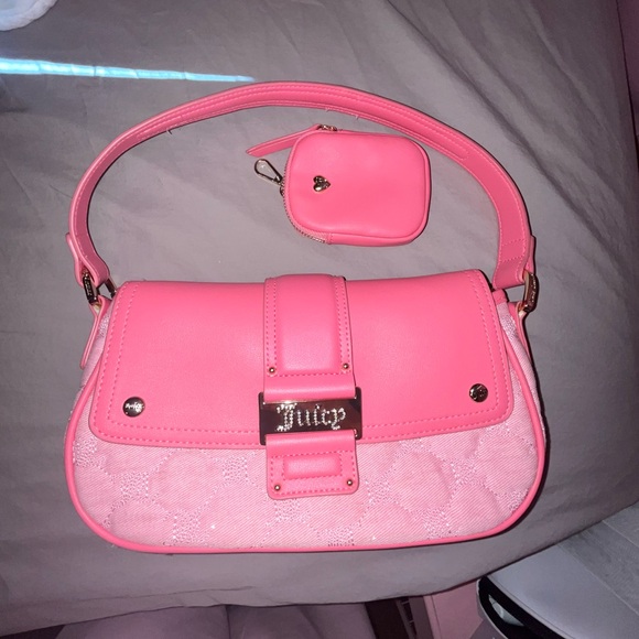 Juicy Couture Handbags - Juicy Couture Vibrant Pink Shoulder Bag